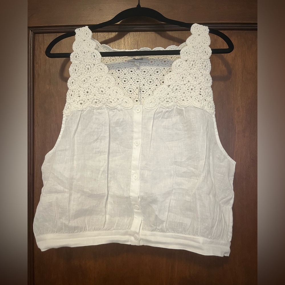 Madewell V-Neck Bubble Top